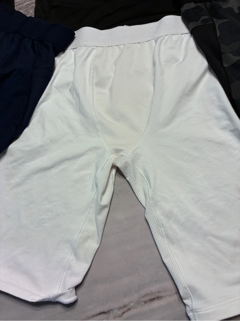 Old Navy NWOT 3 pairs performance wicking shorts 14-16 & Performance rash guard